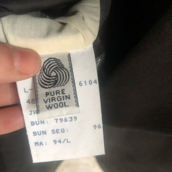 EATON Vintage 100% Virgin Wool Blazer - Picture 4 of 8